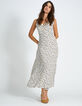 Robe longue blanc cassé floral multico I.Code-4