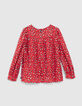 Blusa roja corazones mini me niña-4