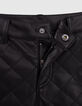 Schwarze Mädchensteppshorts Mini Me-6