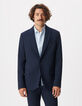 Veste de costume marine twill fantaisie Homme-3