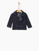 Cardigan marine esprit caban bébé garçon-1