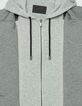 Women’s grey coat with detachable hood-9