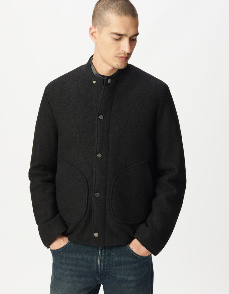 Men's black 2-in-1 parka-5