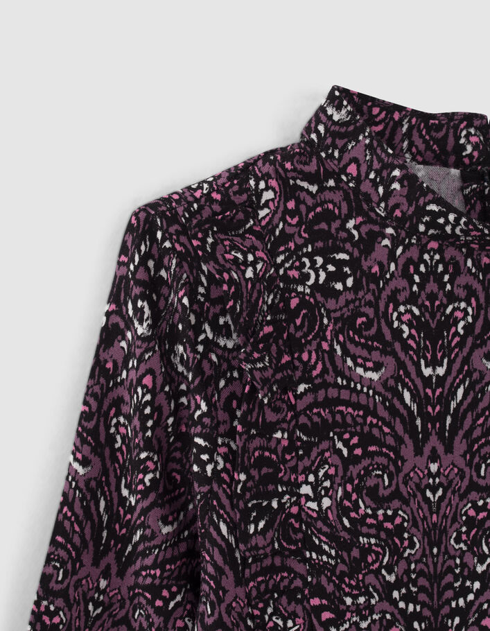 Roze blouse LENZING™ ECOVERO™ paisleyprint meisjes-6