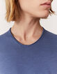 Tee-shirt L'Essentiel stone à col V Homme-4