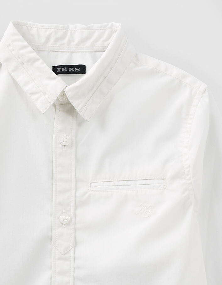 Boys' white shirt-4