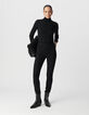 Damen Slim schwarz sculpt up 7/8 Jeans-1