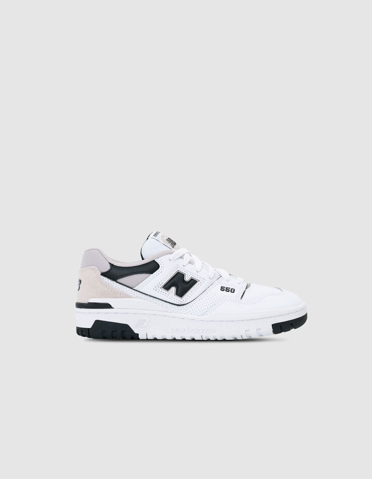 Zwart-witte NEW BALANCE 550 jongenssneakers-1