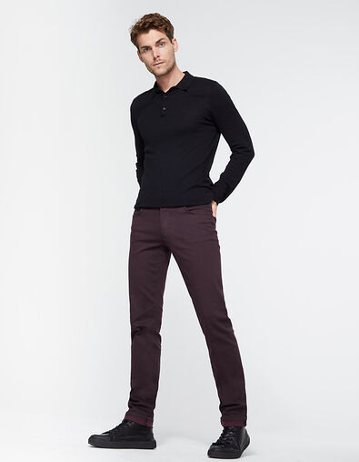 Paarse SLIM fit jeans Pendjab Heren - IKKS