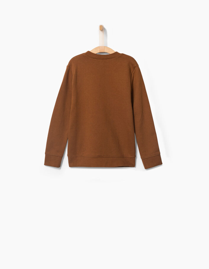 Cognac sweater jongens  - IKKS