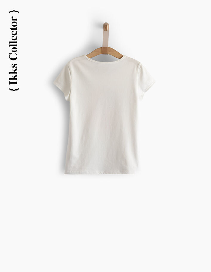 Tee-shirt Collector blanc The Californian fille - IKKS