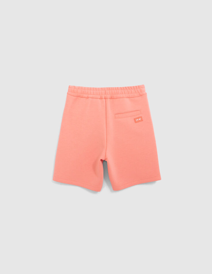 Bermudas naranja felpa techfleece niño-3