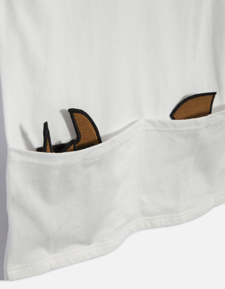 Tee-shirt blanc garçon-5 Tee-shirt blanc garçon-5