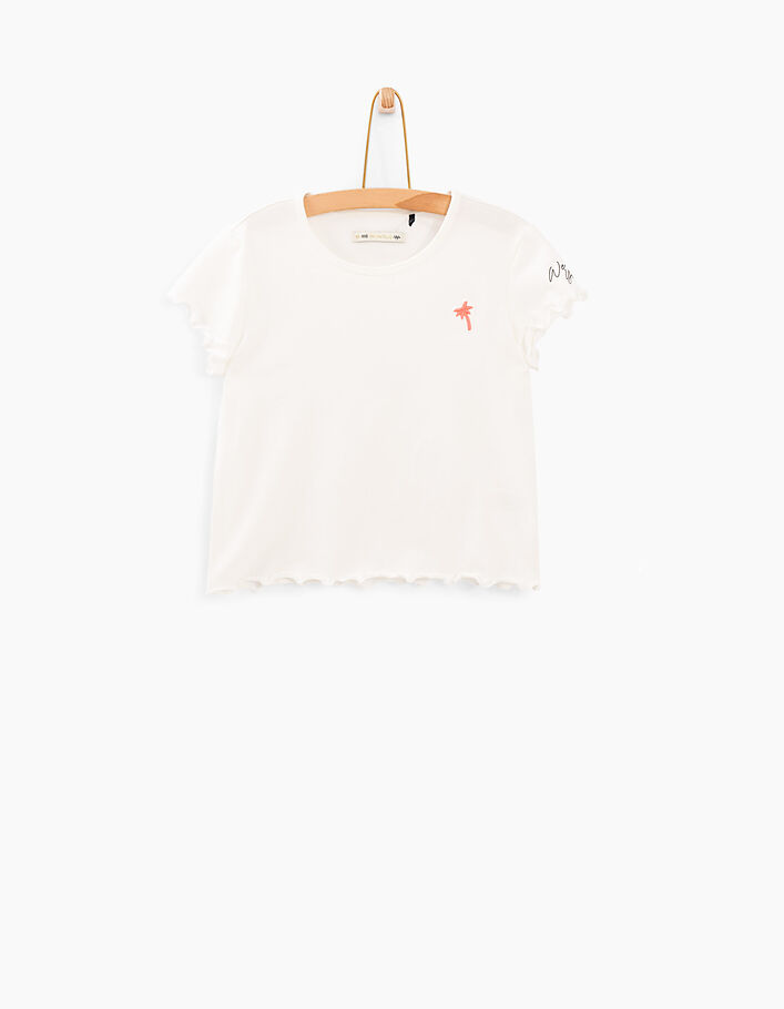 2-in-1-Mädchenlatzhosenkleid mit T-Shirt - IKKS