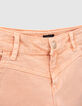 Orangefarbene Mom-Mädchenjeans-5