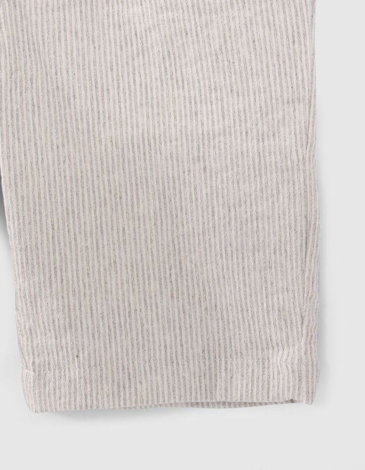 Bermudas traje beige rayas ni&ntilde;o-6