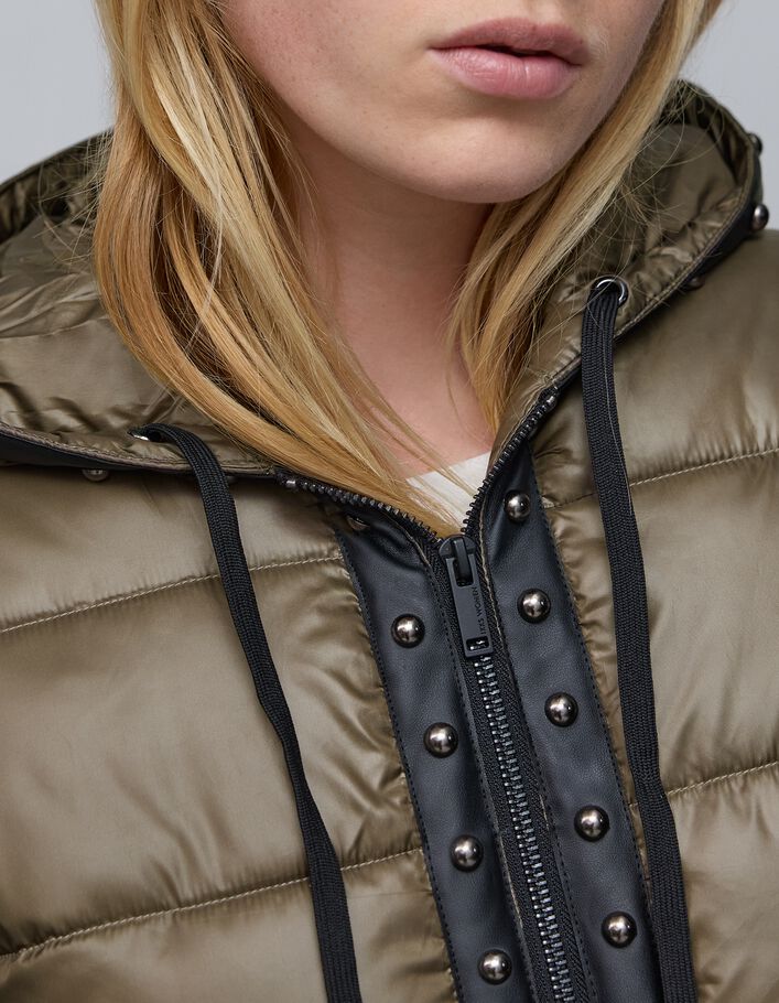 Ikks Doudoune Sous Manteau Homme Sous-doudoune Kaki Polyester