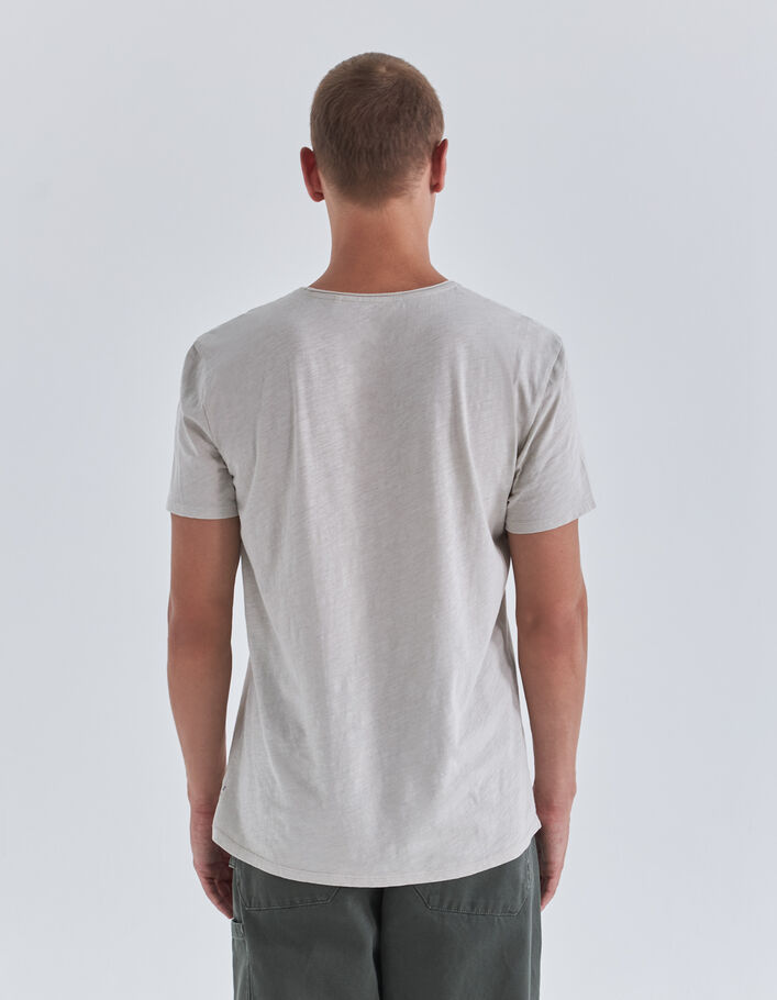 Betongraues Herren-T-Shirt L'Essentiel mit Rundhalsausschnitt-2