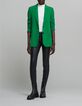 Veste de costume verte polyester recycl&eacute; Femme-2