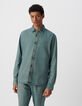 Sobrecamisa vaquera REGULAR azul grisáceo hombre-3