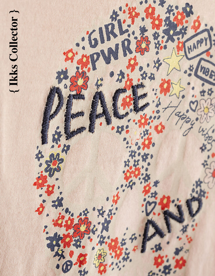 Rosa Mädchen-T-Shirt Collector The Hippie-5 Rosa Mädchen-T-Shirt Collector The Hippie-5