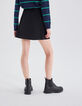 Jupe courte noire esprit battle Femme-4