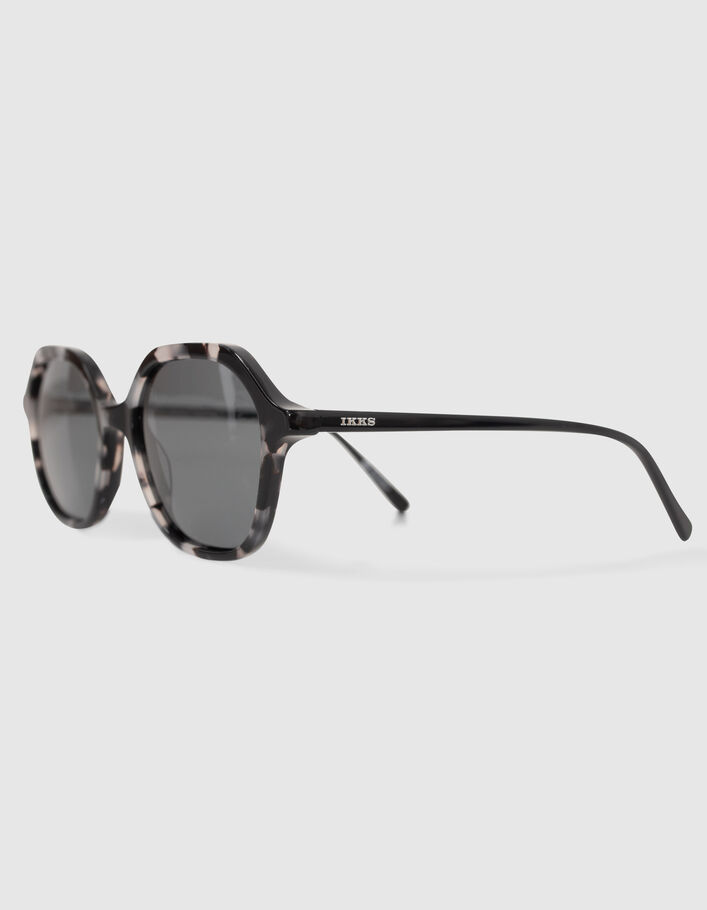 Lunettes solaires fille écaille noir-6