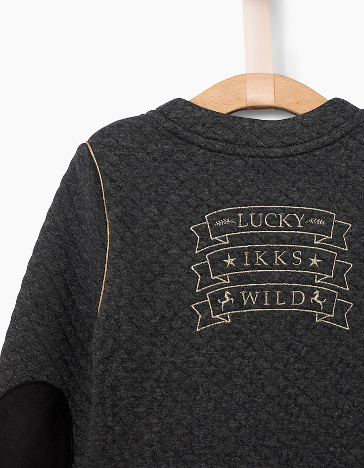 Girls’ padded cardigan-4