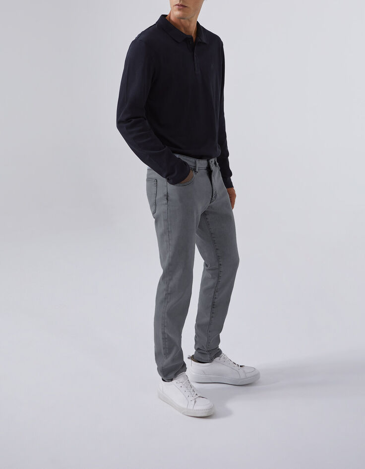 Vaqueros SLIM azul gris&aacute;ceo hombre-7