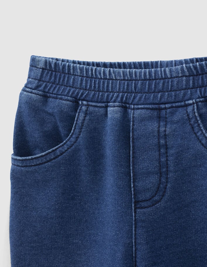 Baby’s medium blue organic knitlook jeans-5