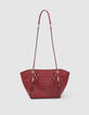 Bolso cab&aacute;s 1440 Medium cuero rojo cocodrilo mujer-5