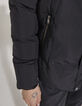 Schwarze Herrensteppjacke mit Rei&szlig;verschlusstaschen-5