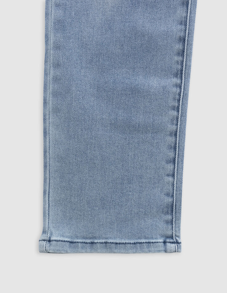Waterless light blue straight jeans for boy-7