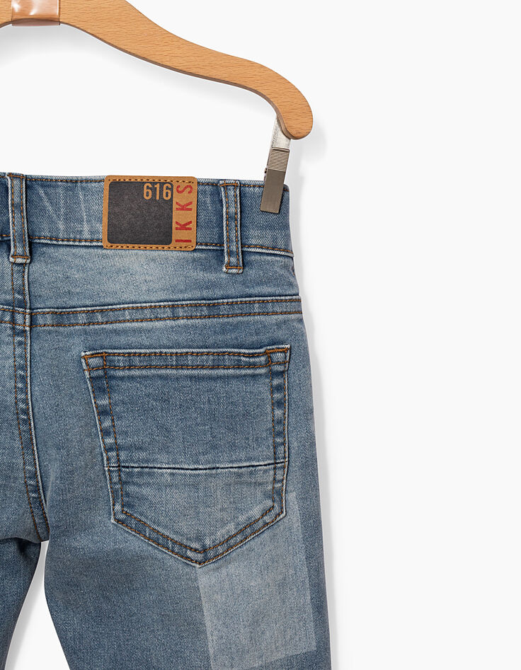 Vaquero slim stone blue niño-6