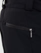 Men's black IKKS x DUVILLARD ski trousers with braces-5