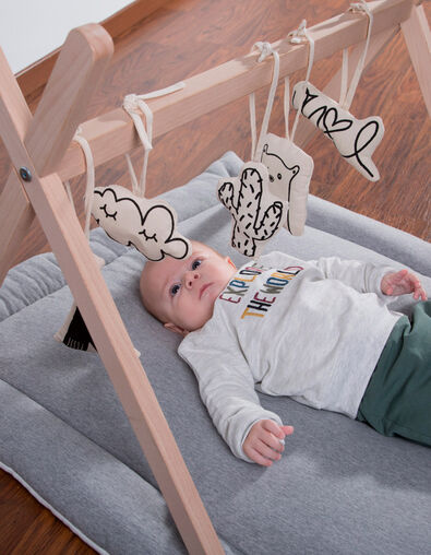 CHILDHOME natural beech Tipi Baby Gym - IKKS