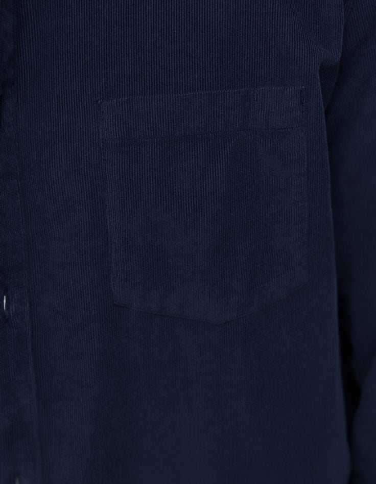 Herenhemd indigo fluweel milleraies-4