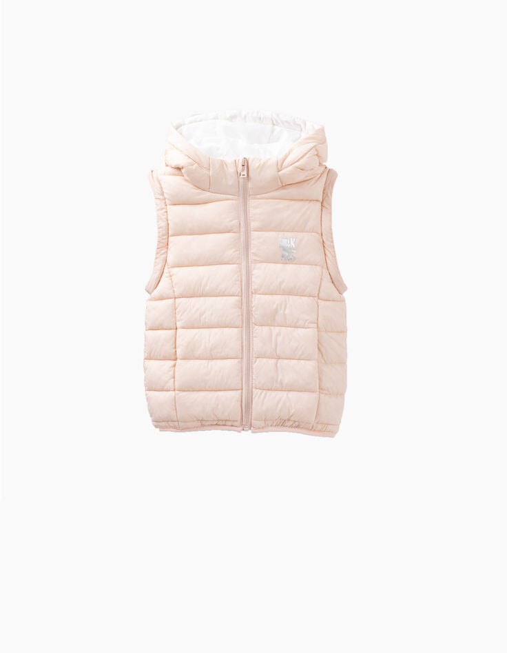 Girls’ pink Essential recycled light padded jacket -2 Girls’ pink Essential recycled light padded jacket -2