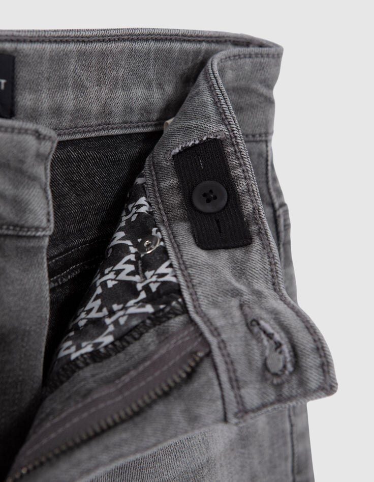 Graue STRAIGHT-Jungenjeans-5