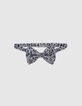 Nœud papillon bleu calanque tissu Liberty garçon -1