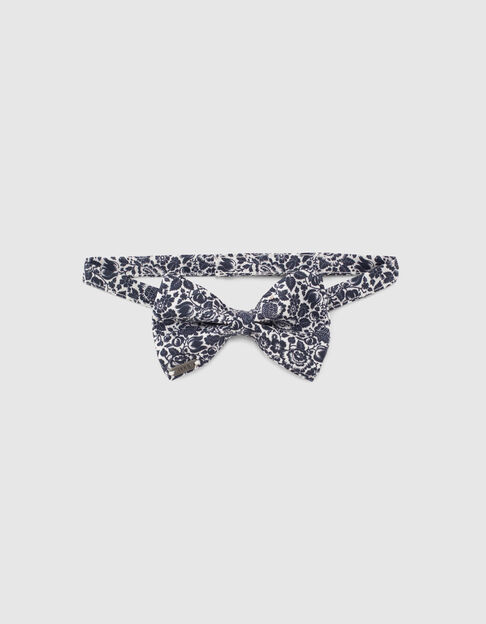 Boys’ calanque blue Liberty fabric bowtie
