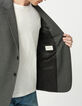 Men’s grey pinstripe suit jacket-5