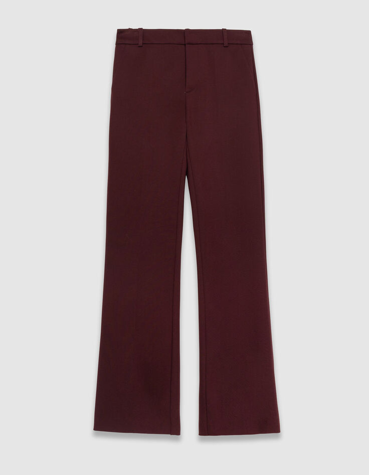 Bordeaux geklede broek milanotricot Dames-5