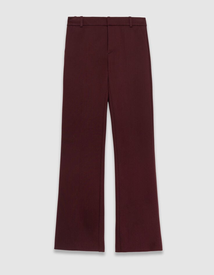 Bordeaux geklede broek milanotricot Dames-5 Bordeaux geklede broek milanotricot Dames-5