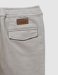 Beige Denim-Jogger f&uuml;r die Jungen-6