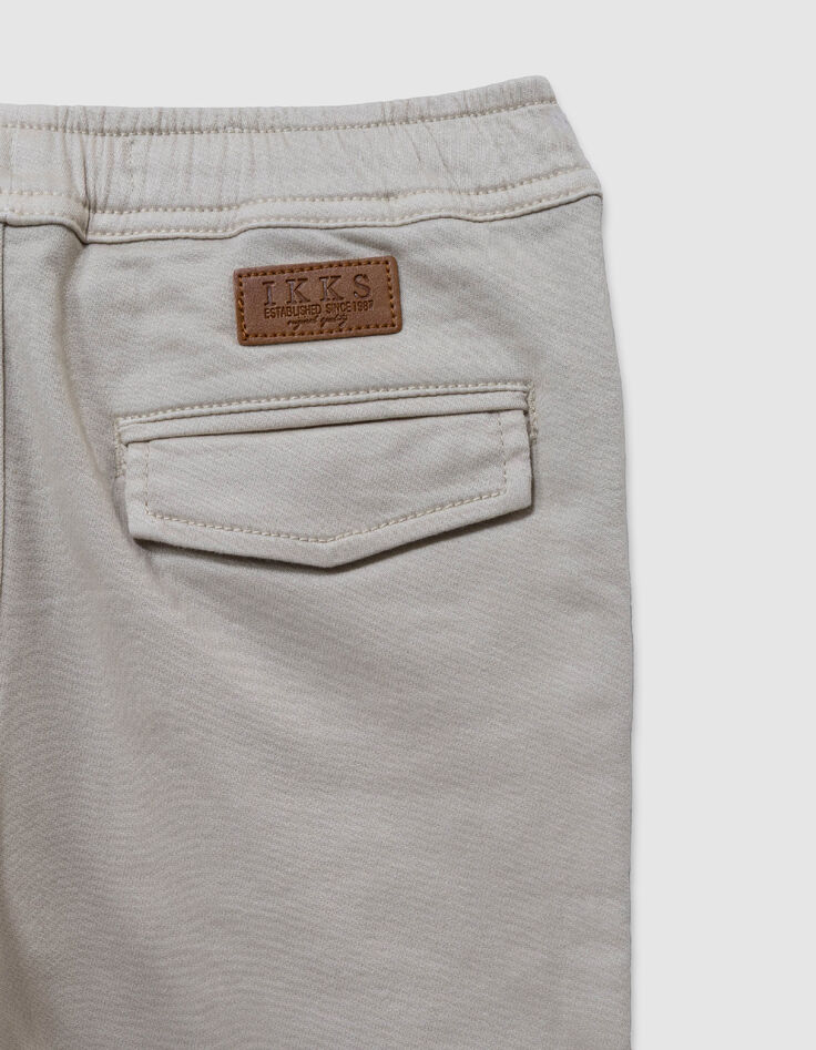 Beige Denim-Jogger f&uuml;r die Jungen-6