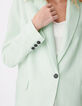 Damesjas in oversized groen linnen katoenmix-5