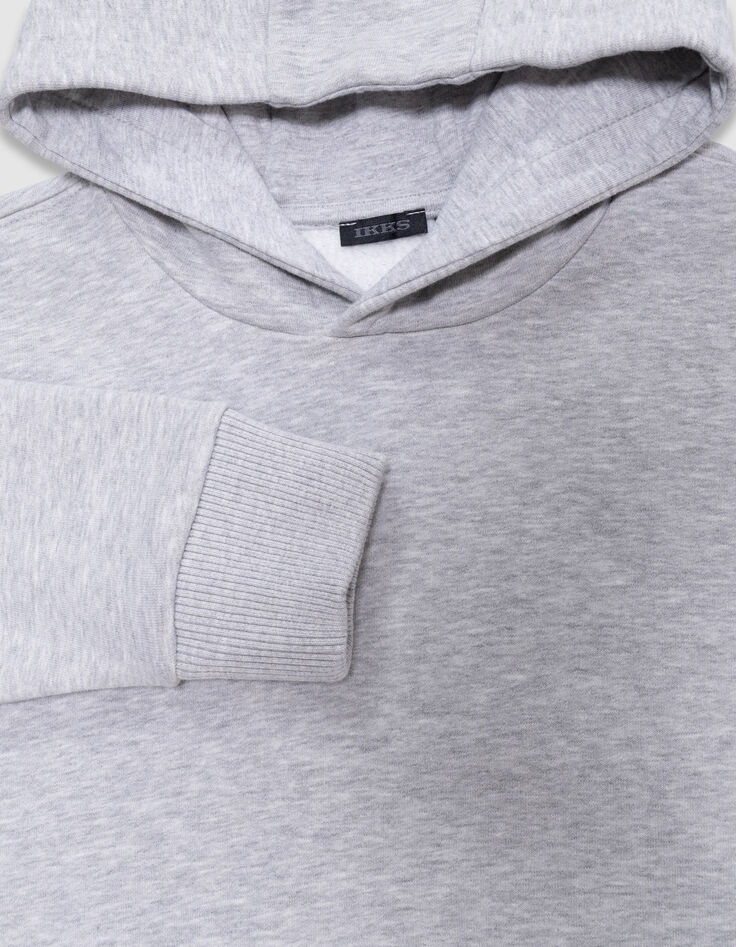 Boys’ grey hoodie with XL image on back-4