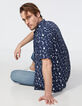 Chemise REGULAR marine à fleurs Homme-2