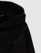 Zwart sweatvest bikerstijl jongens -4